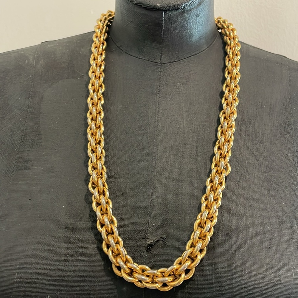 Vintage Chunky Chain Link Necklace